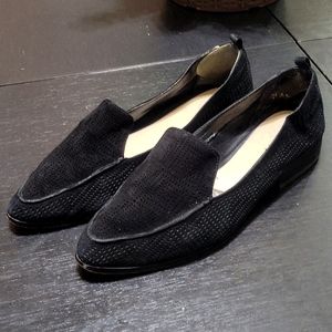 Vince Camuto Black Suede Loafers